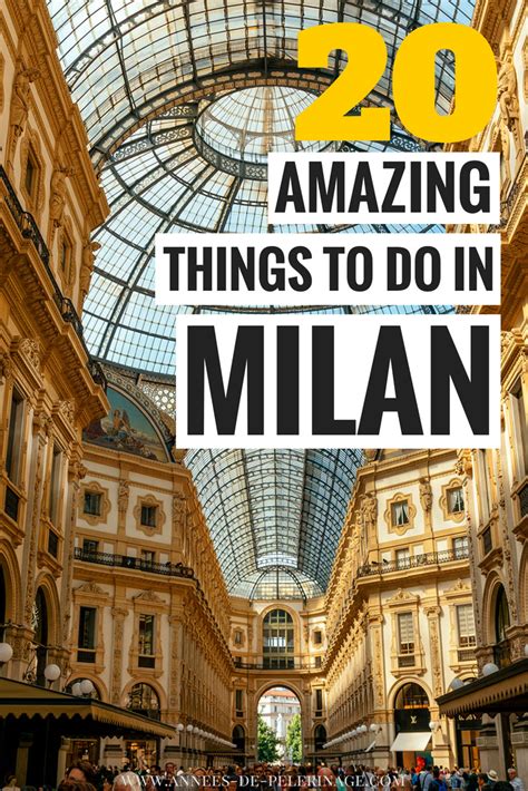 fun things to do in milan italy