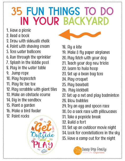 Fun Things To Do In Your Backyard By Yourself