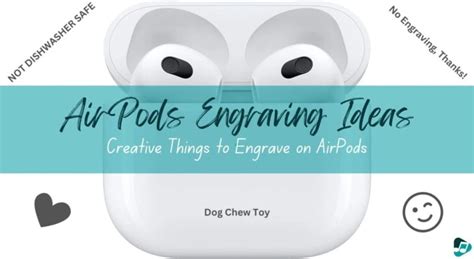fun things to engrave on airpods