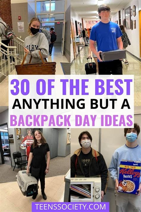 fun things to use instead of a backpack