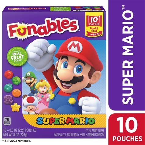 Funables Fruit Snacks Mario