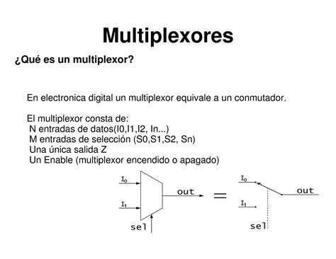 funcion de un multiplexor