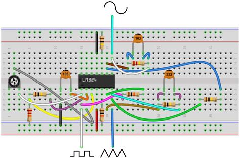 Function Generator Breadboard