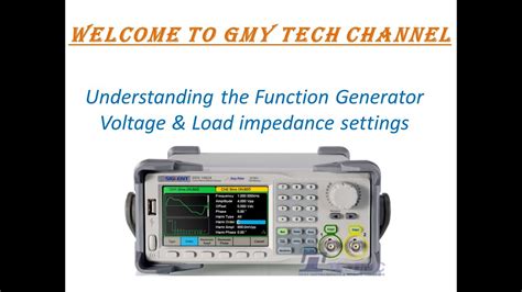 Function Generator Load Impedance