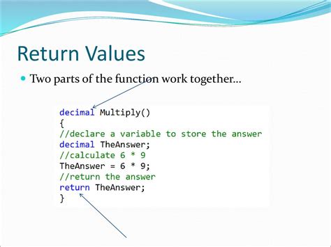 Function Generator Return Value