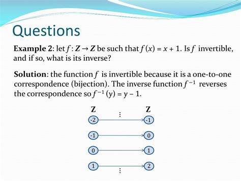 function in discrete mathematics questions