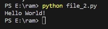 function in python script
