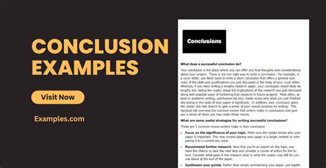 Function Of A Conclusion