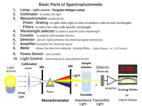 Function Of A Spectrophotometer