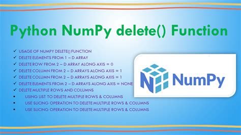 function of delete in python