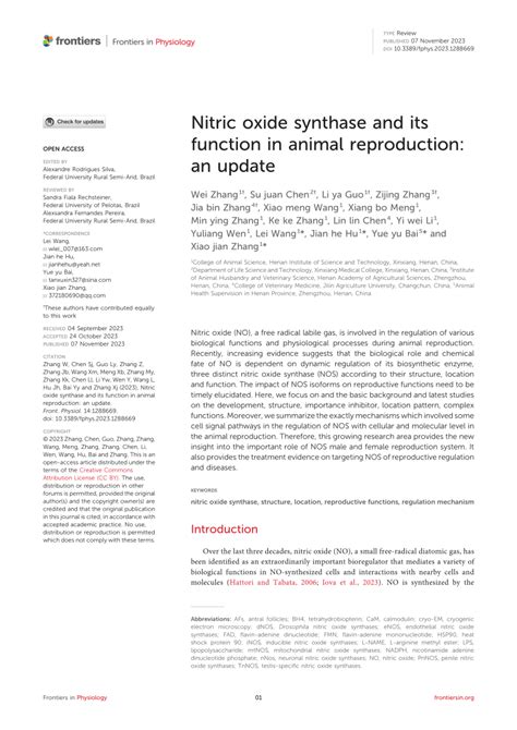 Function Of Nitric Oxide Synthase