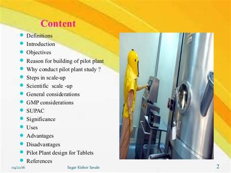 function of pilot plant slideshare