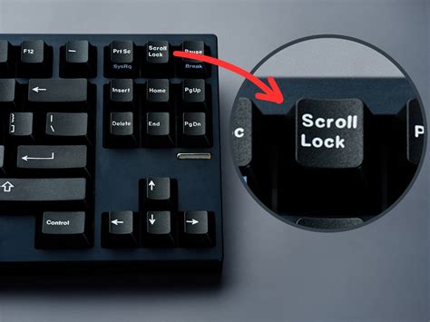 function of scroll lock button in keyboard