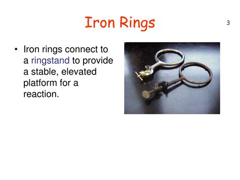 Function Of The Iron Ring In The Laboratory