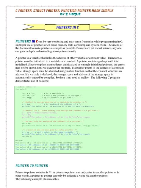 function pointer in struct c example