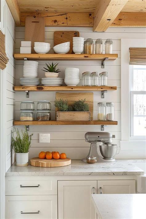 Functional Kitchen Decor With Open Storage - gambar utama
