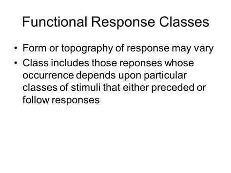 functional response class aba example