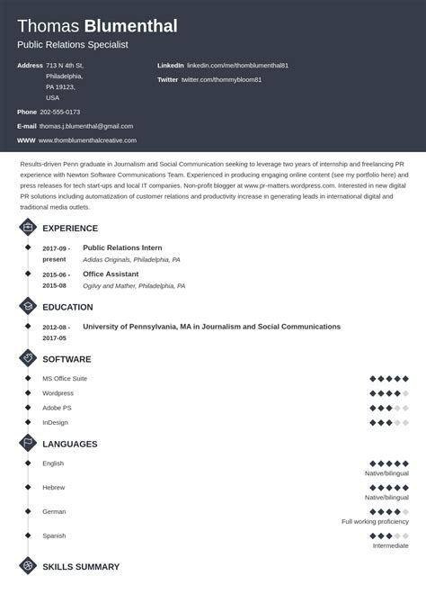 Functional Skills Based Resume Examples