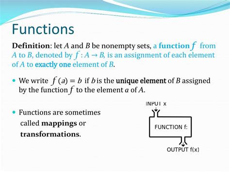 functions in discrete mathematics ppt