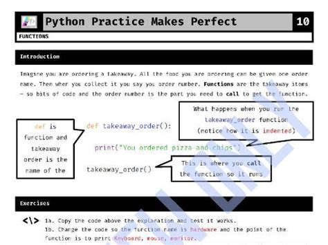 functions in python practice