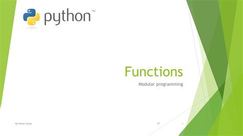 functions in python tutorial