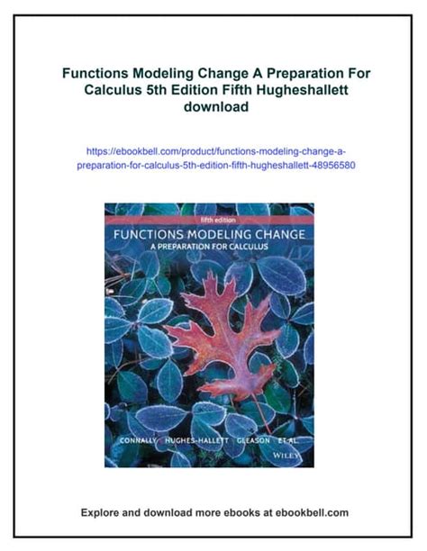 Functions Modeling Change 5Th Edition Answer Key Printable