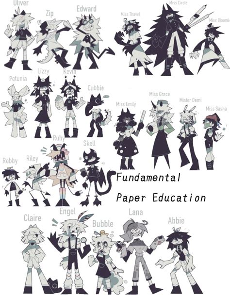 fundamental paper education characters