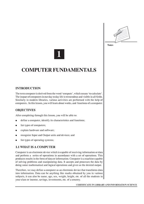Fundamentals Of Computer Assignment