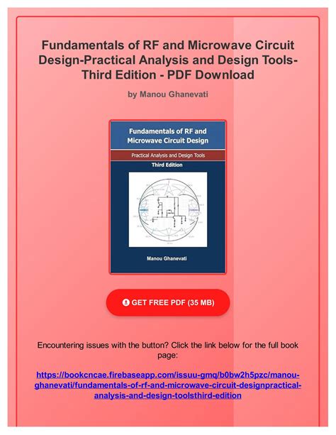 Fundamentals Of Rf And Microwave Circuit Design Pdf