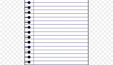 Paper - Transparent Lined School Notebook Paper Sheet PNG Image png
