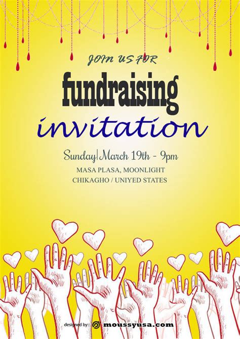 FREE 10+ Fundraiser Invitation Templates in PSD EPS MS Word Apple