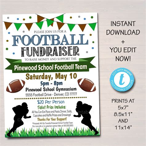 fundraising ideas for youth football team
