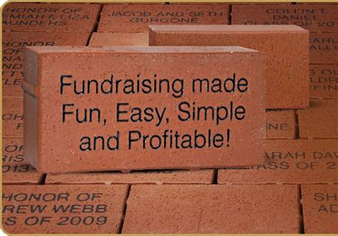 fundraising with bricks