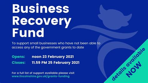 funds for businesses recovery