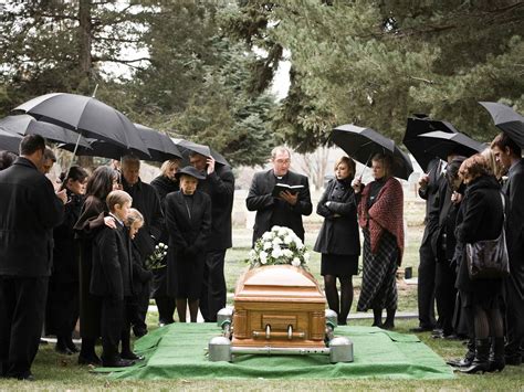 Generate a concise and descriptive alt text for an image about funeral. The alt text should be natural, under 12 words, and written in English without mentioning the word image or picture.
