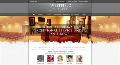 Funeral home website design Directors Advantage
