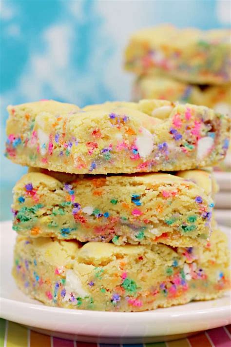 Funfetti Cake Mix Cookie Bars