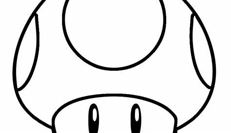 Toad funghetto di Super Mario disegno da stampare e da colorare gratis