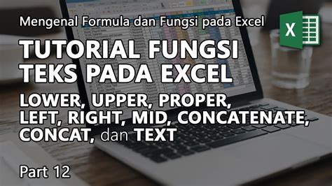 fungsi teks formula excel