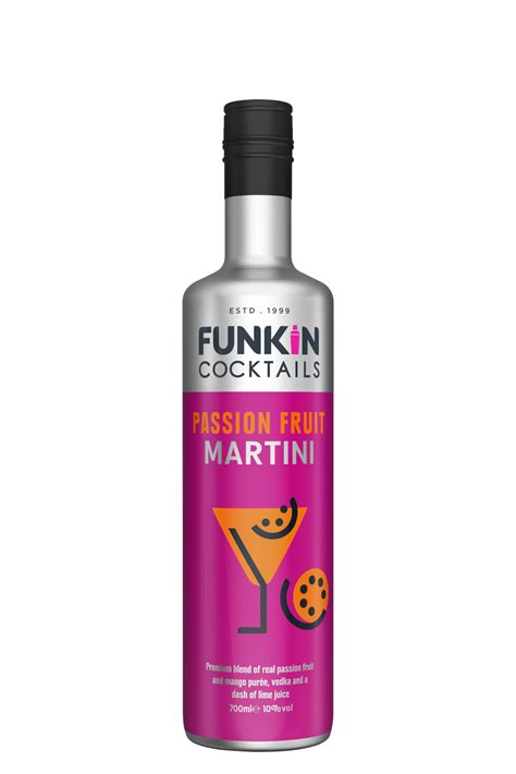 funkin passion fruit martini cocktail