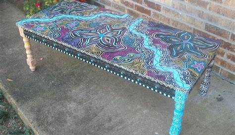 Funky Painted Furniture Coffee Tables