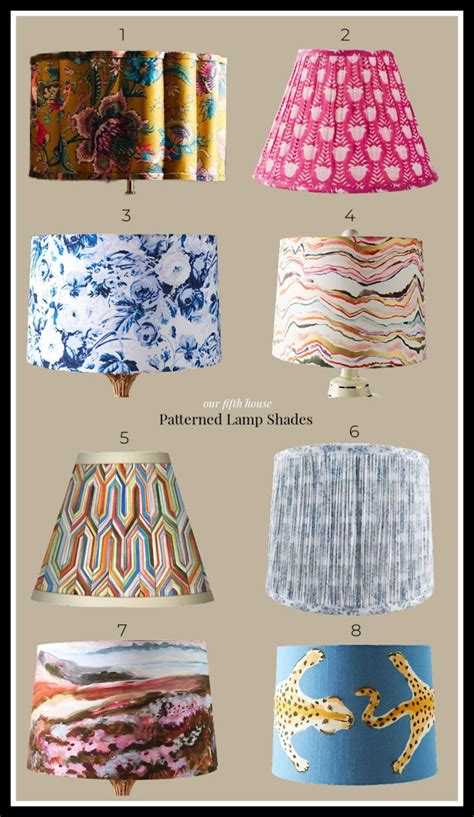 Funky Bedside Lamp Shades