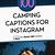 funny camping captions for instagram