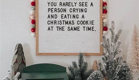The 13 Funny Christmas Letter Board Quotes We Can't Wait to Use