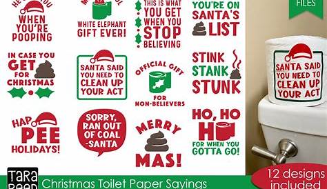 Christmas Toilet Paper Funny Toilet Paper Christmas Gag | Etsy