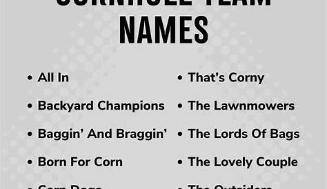 Unleash The Laughter: Discover Hilarious Cornhole Team Names That Will Strike A Chord