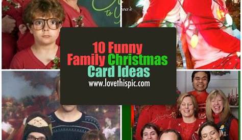 Funny Family Christmas Card Ideas This Year's card