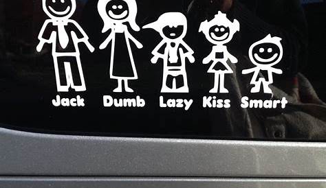 Funny Family Stickers For Cars Best Car Sticker Ever!!! Best , Laugh