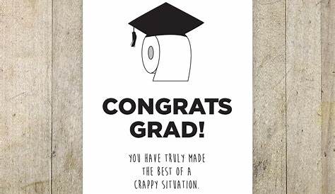 Funny Graduation Cards Printable