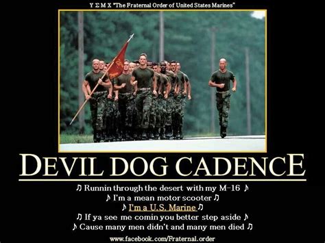 Funny Marine Corps Cadence Lyrics